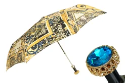 Handmade umbrella with exclusive Majolica design