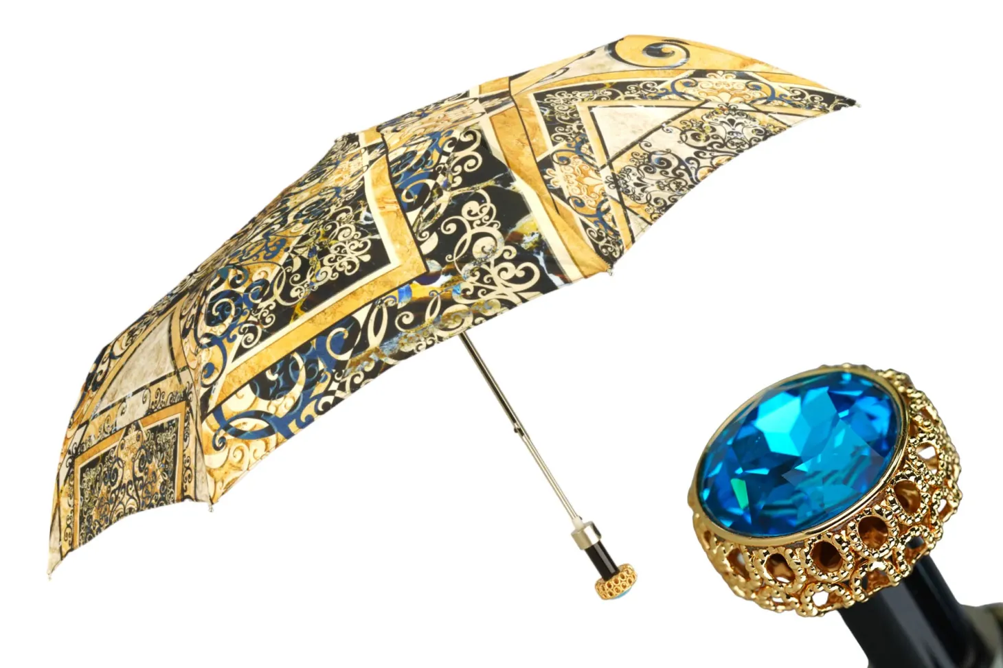 Handmade umbrella with exclusive Majolica design