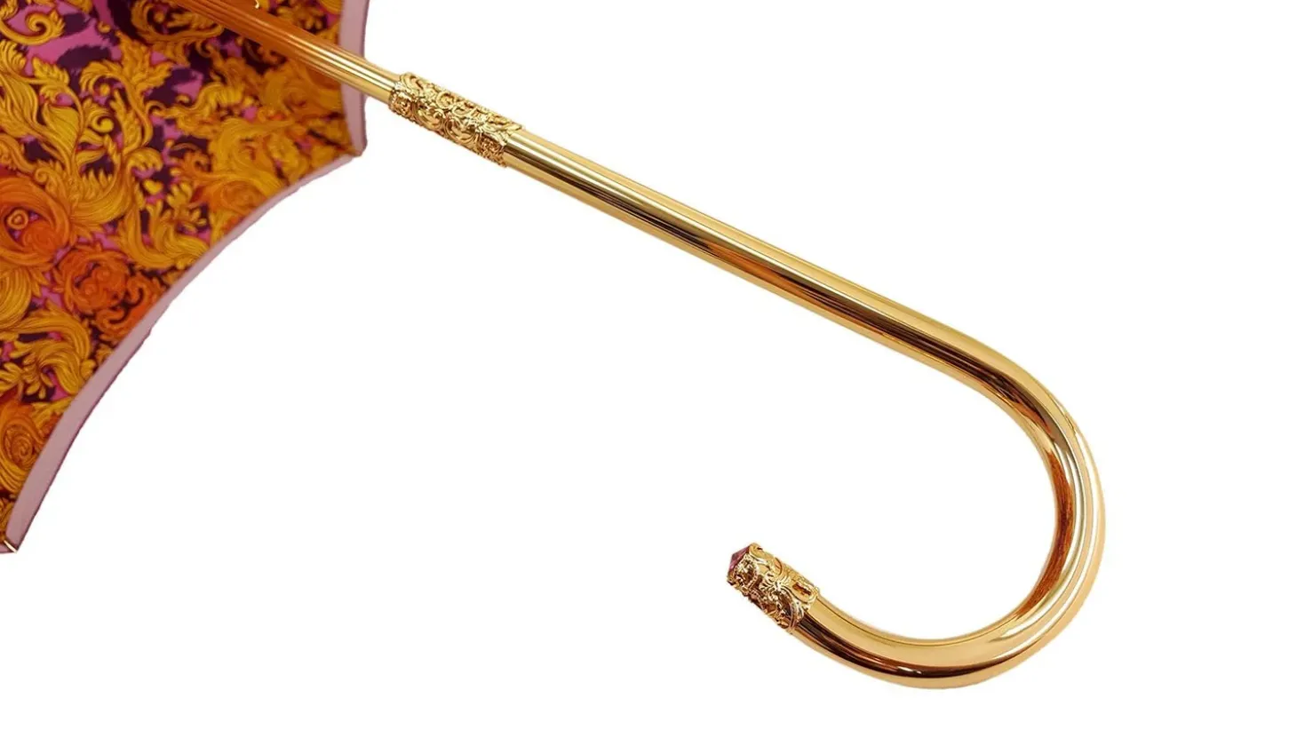 il Marchesato Brightly Colored Handcrafted Double Canopy Umbrella