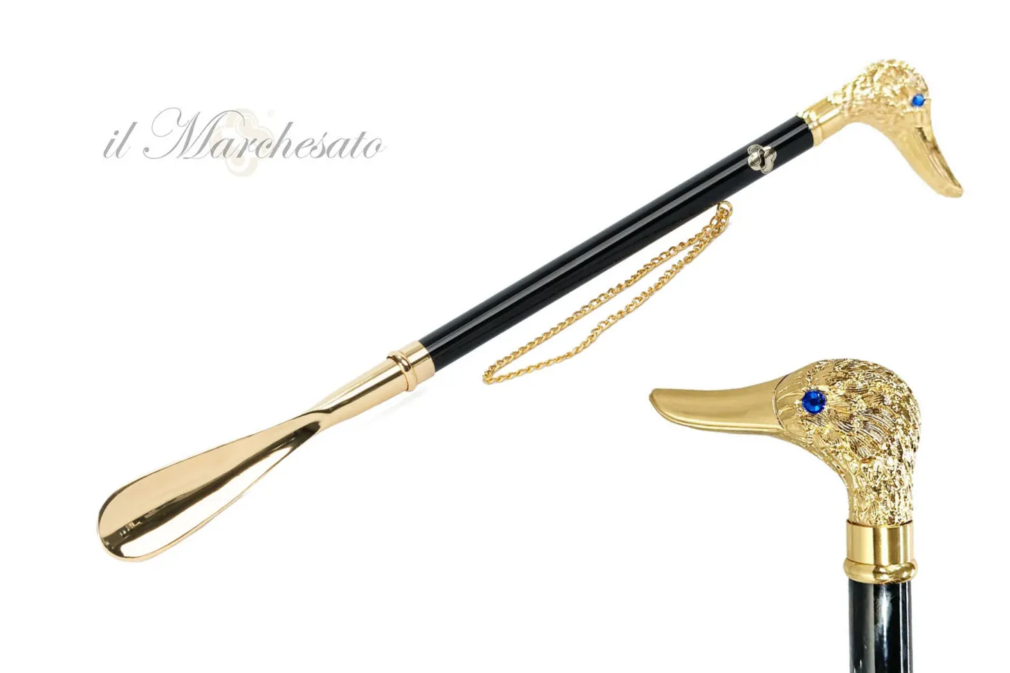 il Marchesato Gold plated shoehorn