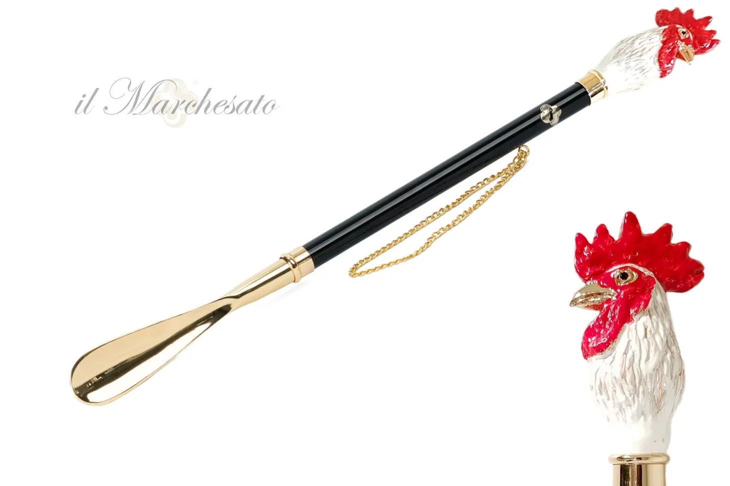 il Marchesato Gold plated shoehorn