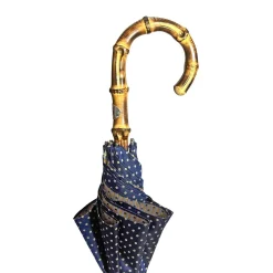 il Marchesato Handmade Whanghee Bamboo-Gentlemen's Umbrella with dots