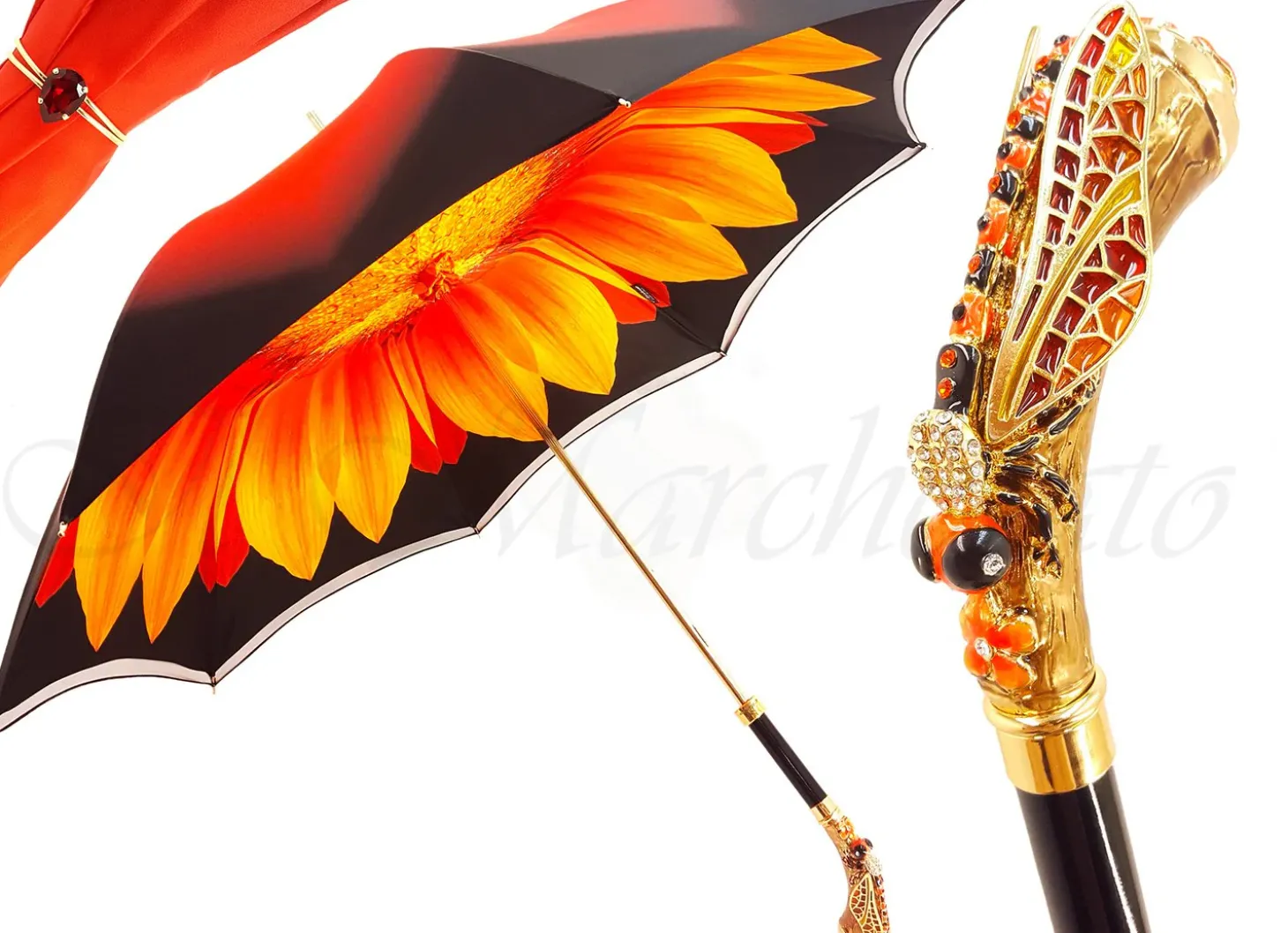 il Marchesato Luxury Dragonfly Umbrella, Double Cloth