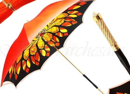 il Marchesato Luxury Ladies Jewelry Double Cloth Umbrella
