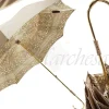 il Marchesato Luxury Ladies Double Cloth Umbrella Baroque Design