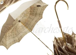 il Marchesato Luxury Ladies Double Cloth Umbrella Baroque Design