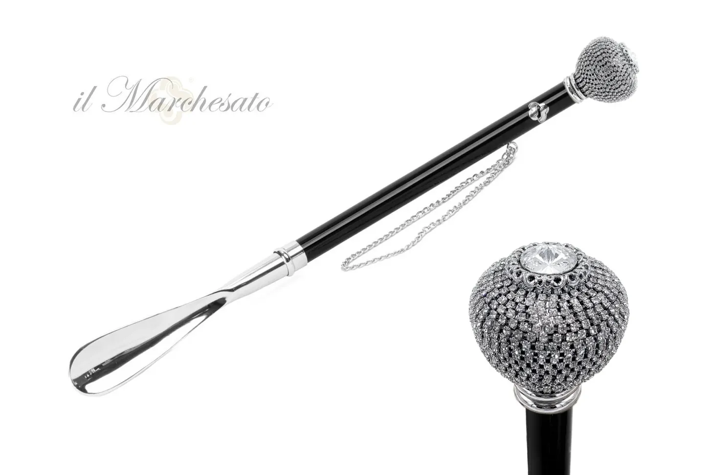 il Marchesato Silver plated shoehorn