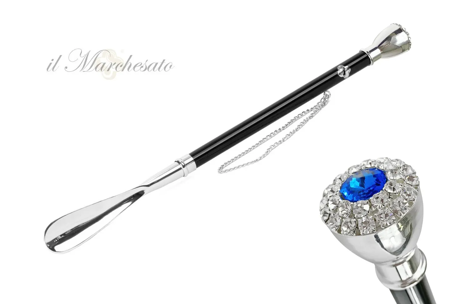 il Marchesato Silver plated shoehorn