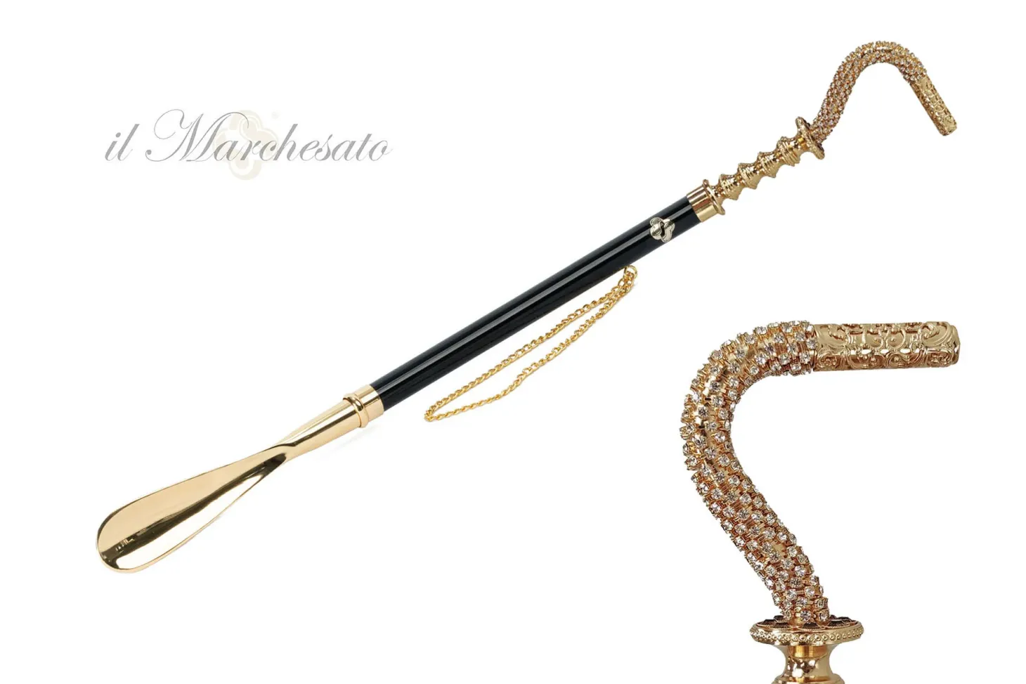 il Marchesato Silver plated shoehorn