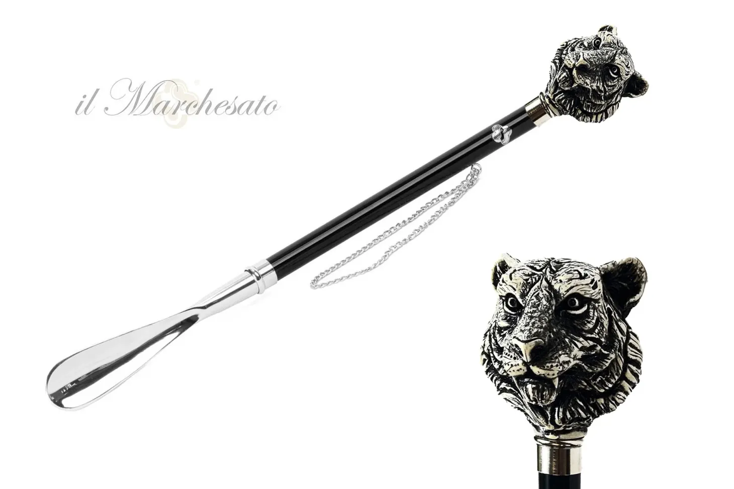 il Marchesato Silver plated shoehorn