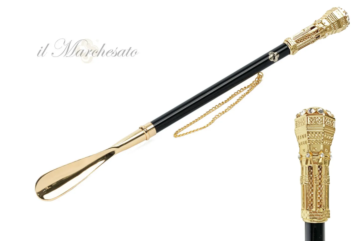 il Marchesato Silver plated shoehorn
