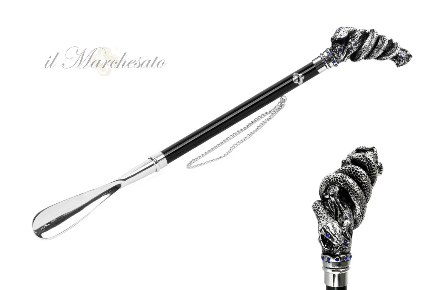 il Marchesato Silver plated shoehorn