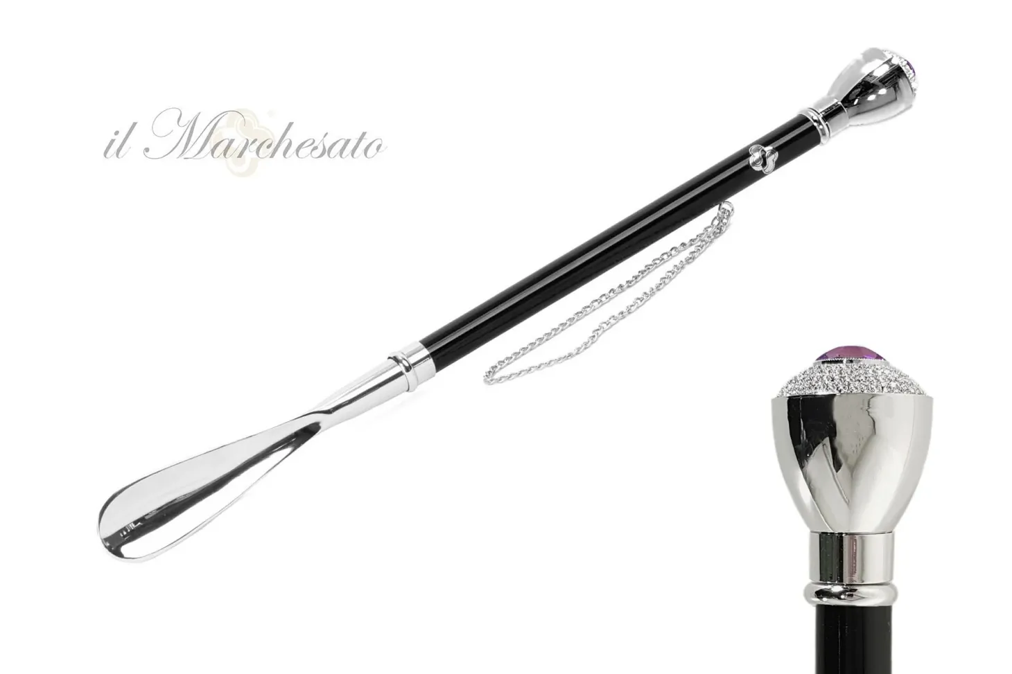 il Marchesato Silver plated shoehorn