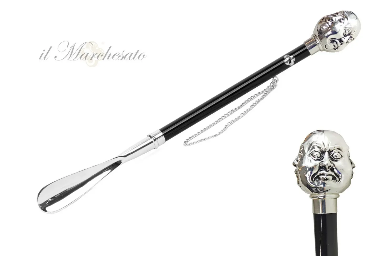 il Marchesato Silver plated shoehorn