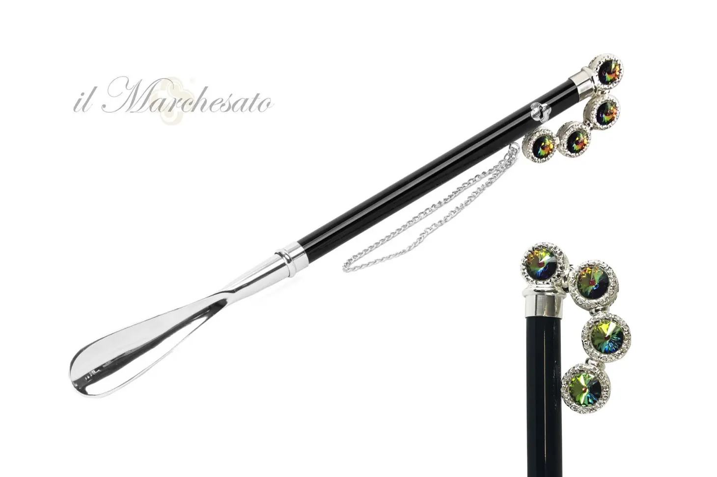 il Marchesato Silver plated shoehorn