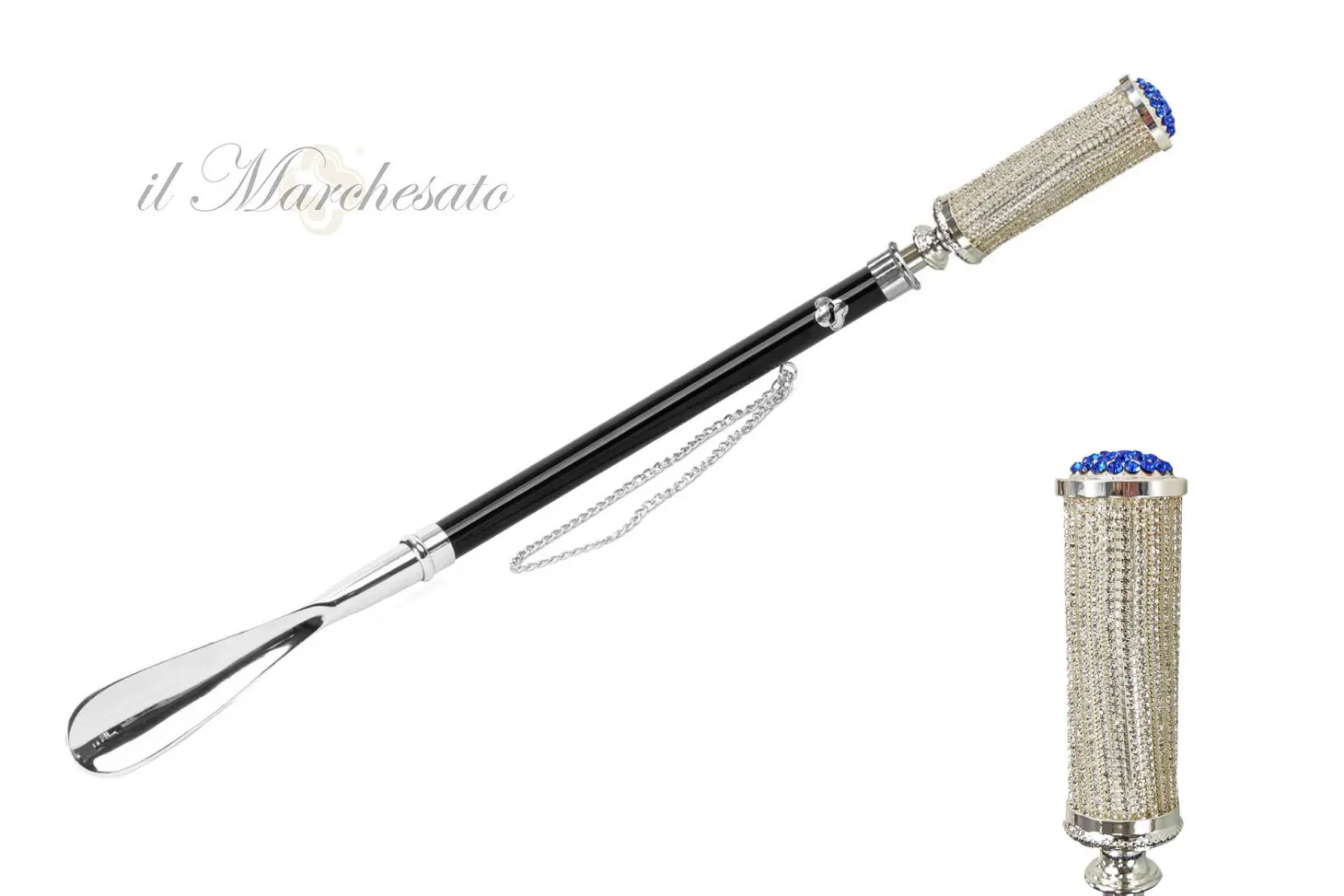 il Marchesato Silver plated shoehorn
