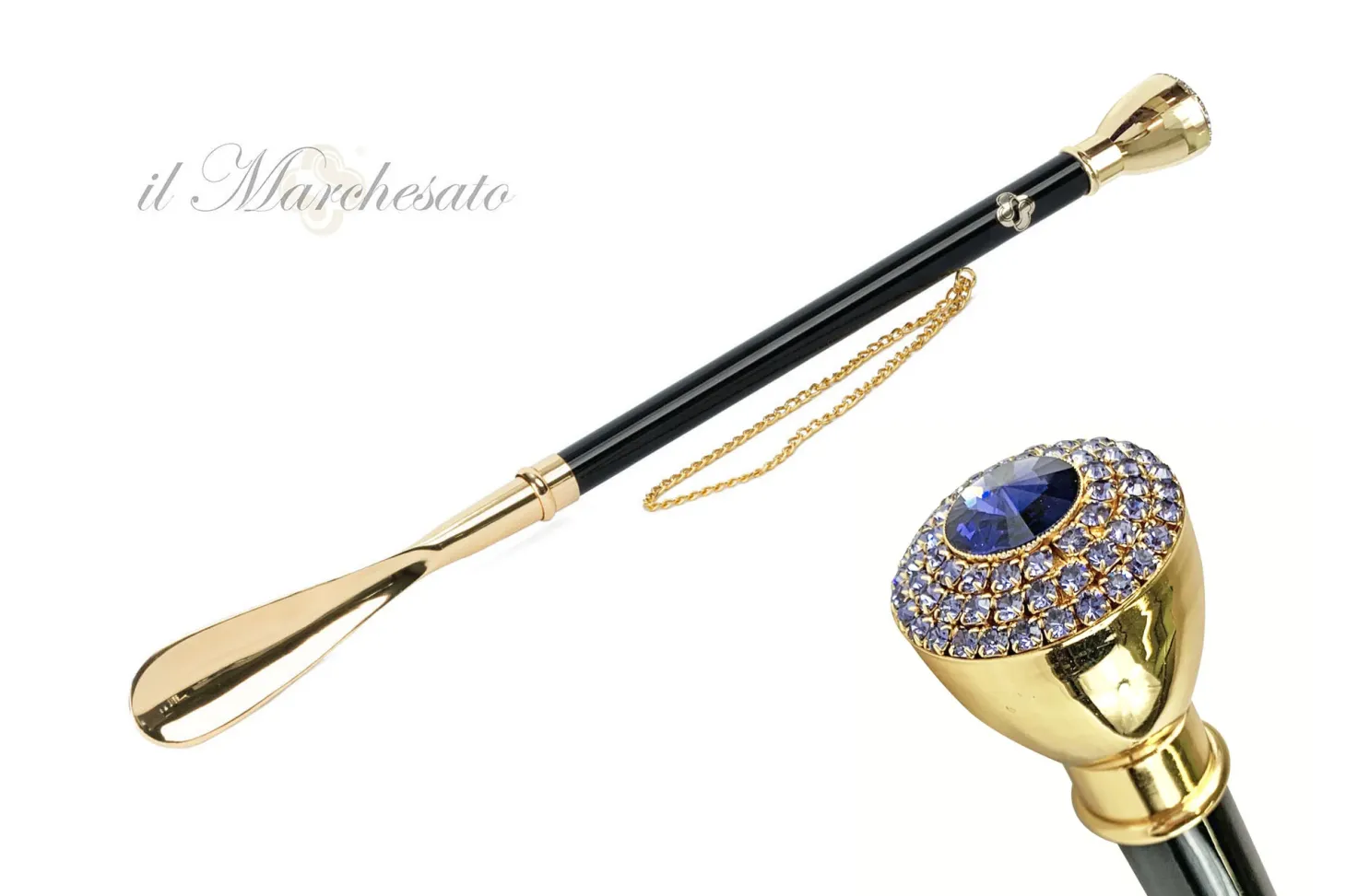 il Marchesato Silver plated shoehorn
