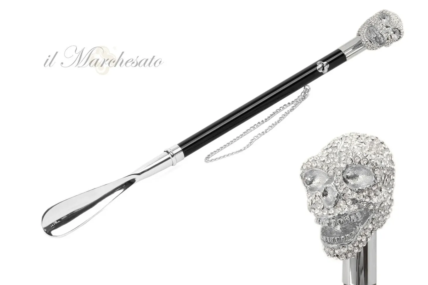 il Marchesato Silver plated shoehorn