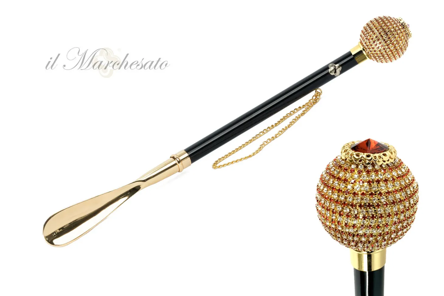 il Marchesato Silver plated shoehorn