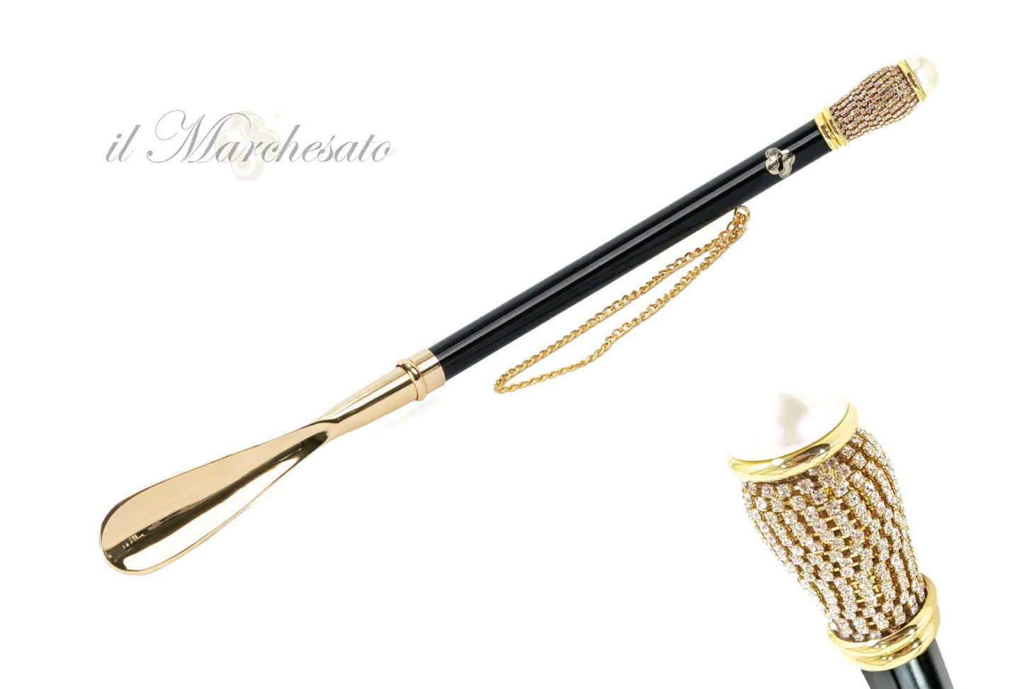il Marchesato Silver plated shoehorn