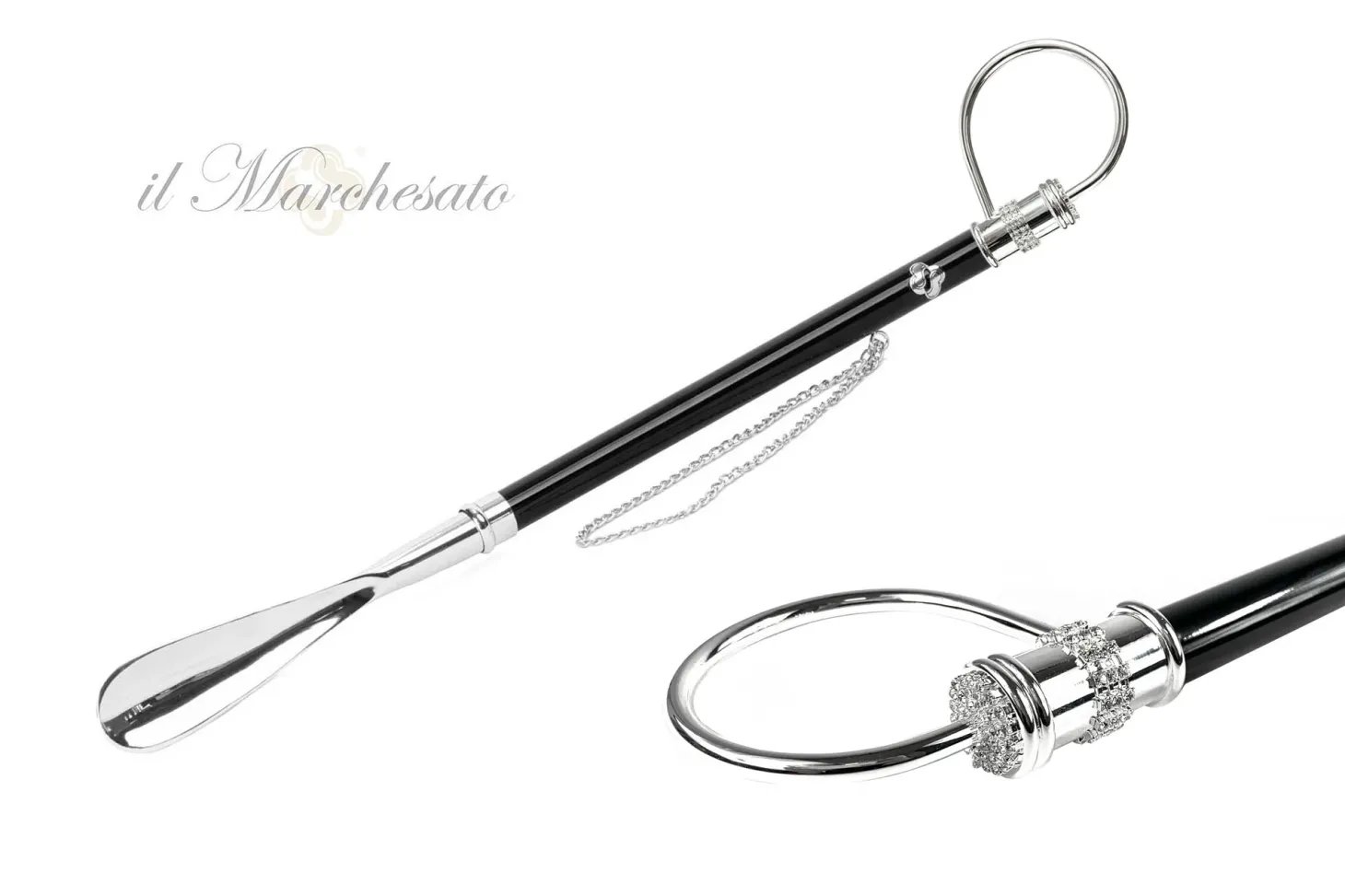 il Marchesato Silver plated shoehorn