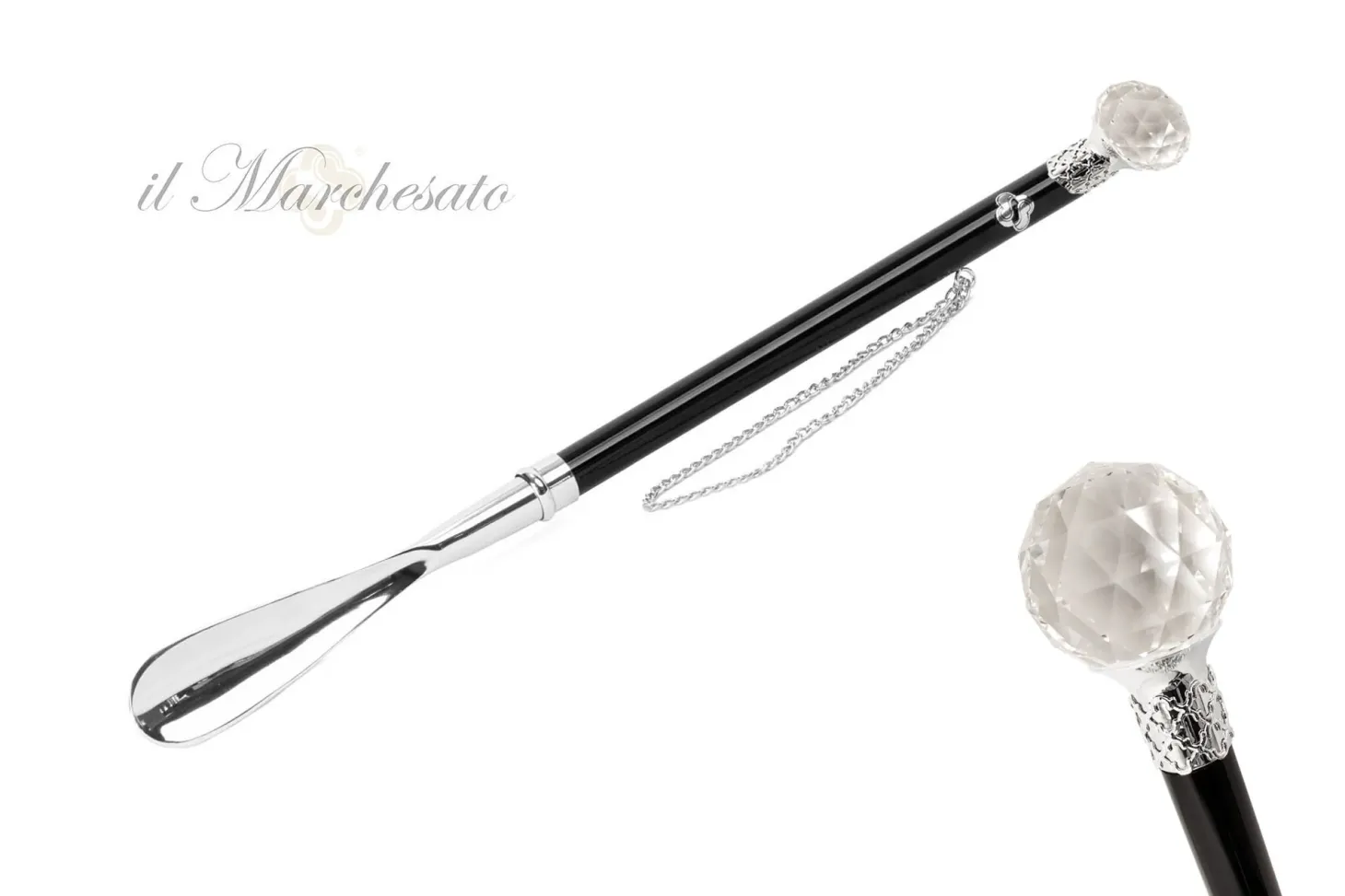 il Marchesato Silver plated shoehorn