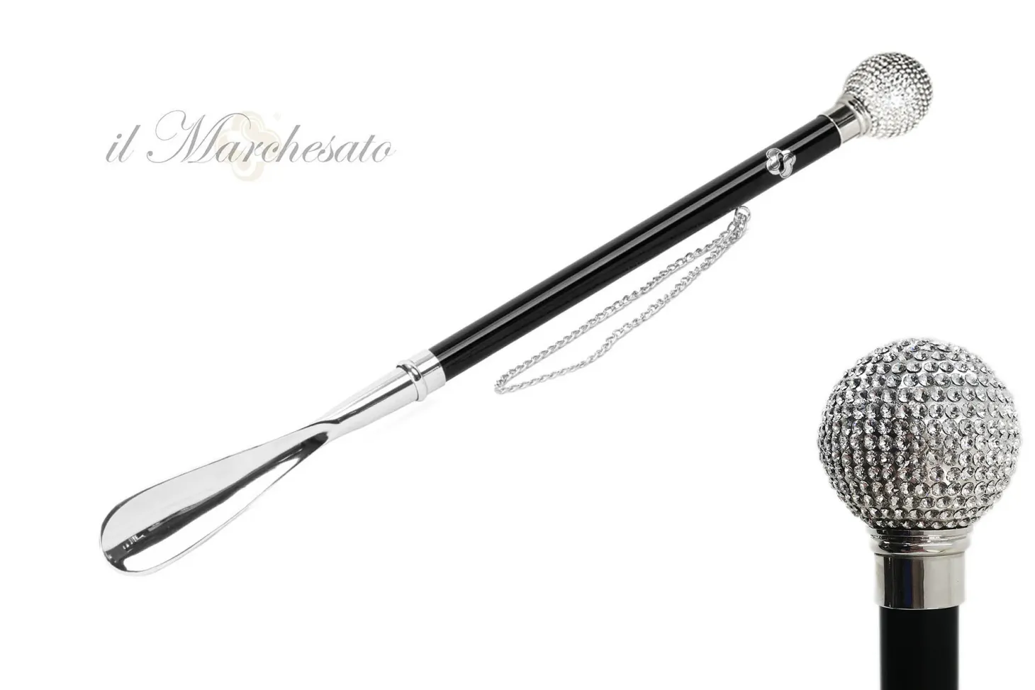 il Marchesato Silver plated shoehorn
