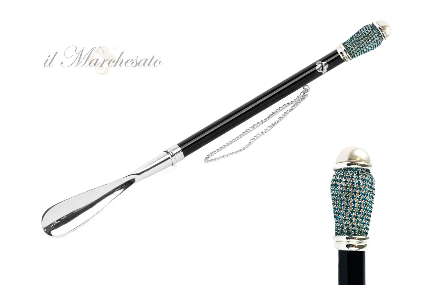 il Marchesato Silver plated shoehorn