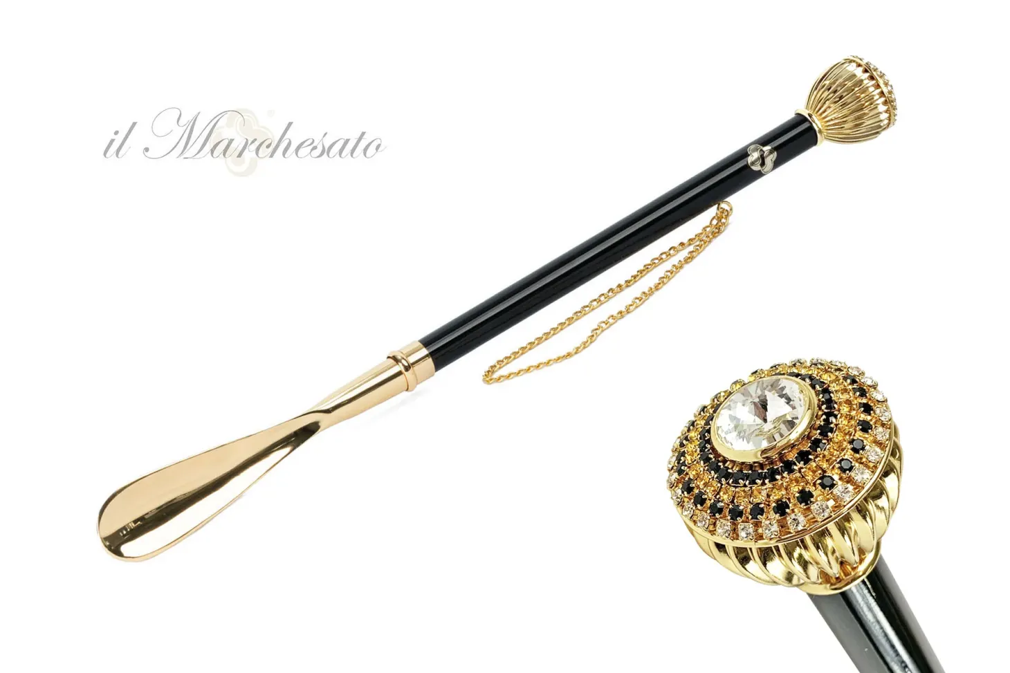 il Marchesato Silver plated shoehorn