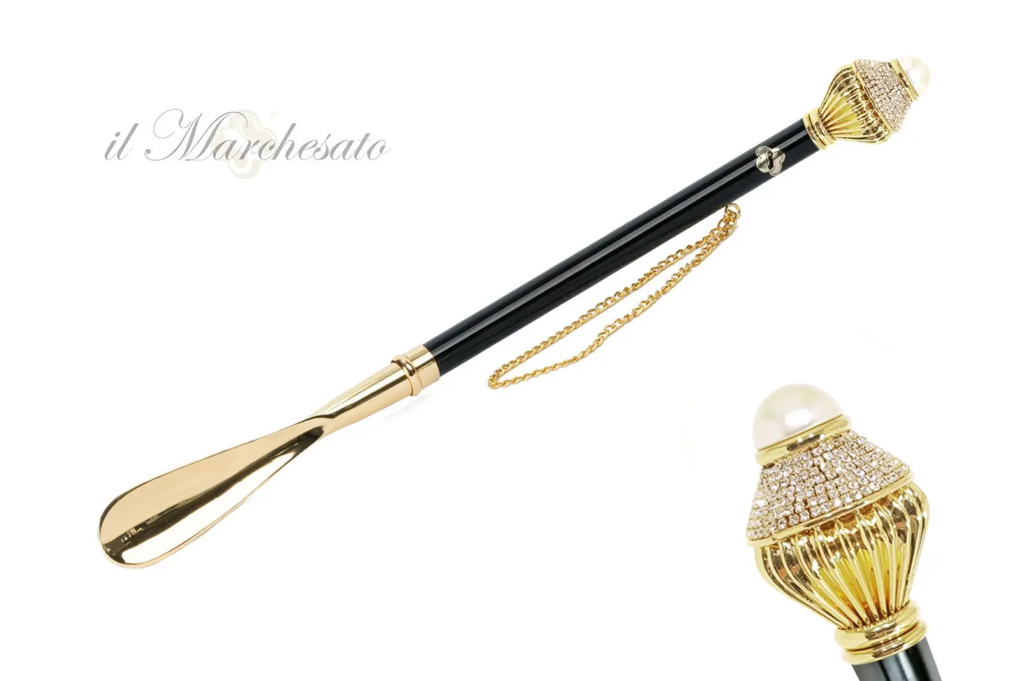 il Marchesato Silver plated shoehorn