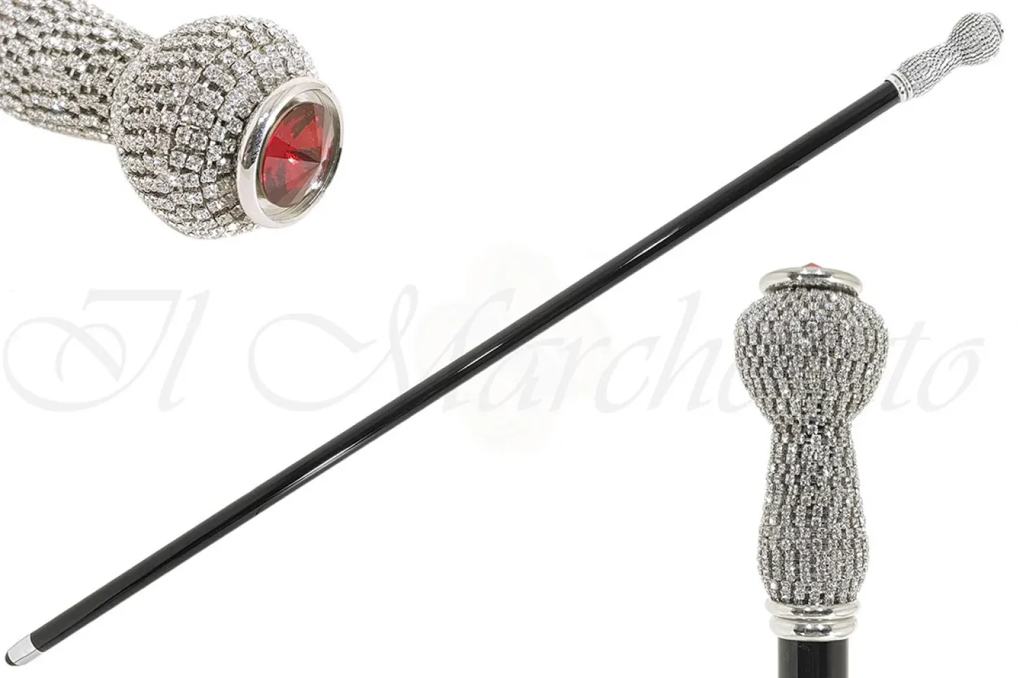 Jewel Cane with Swarovski crystal