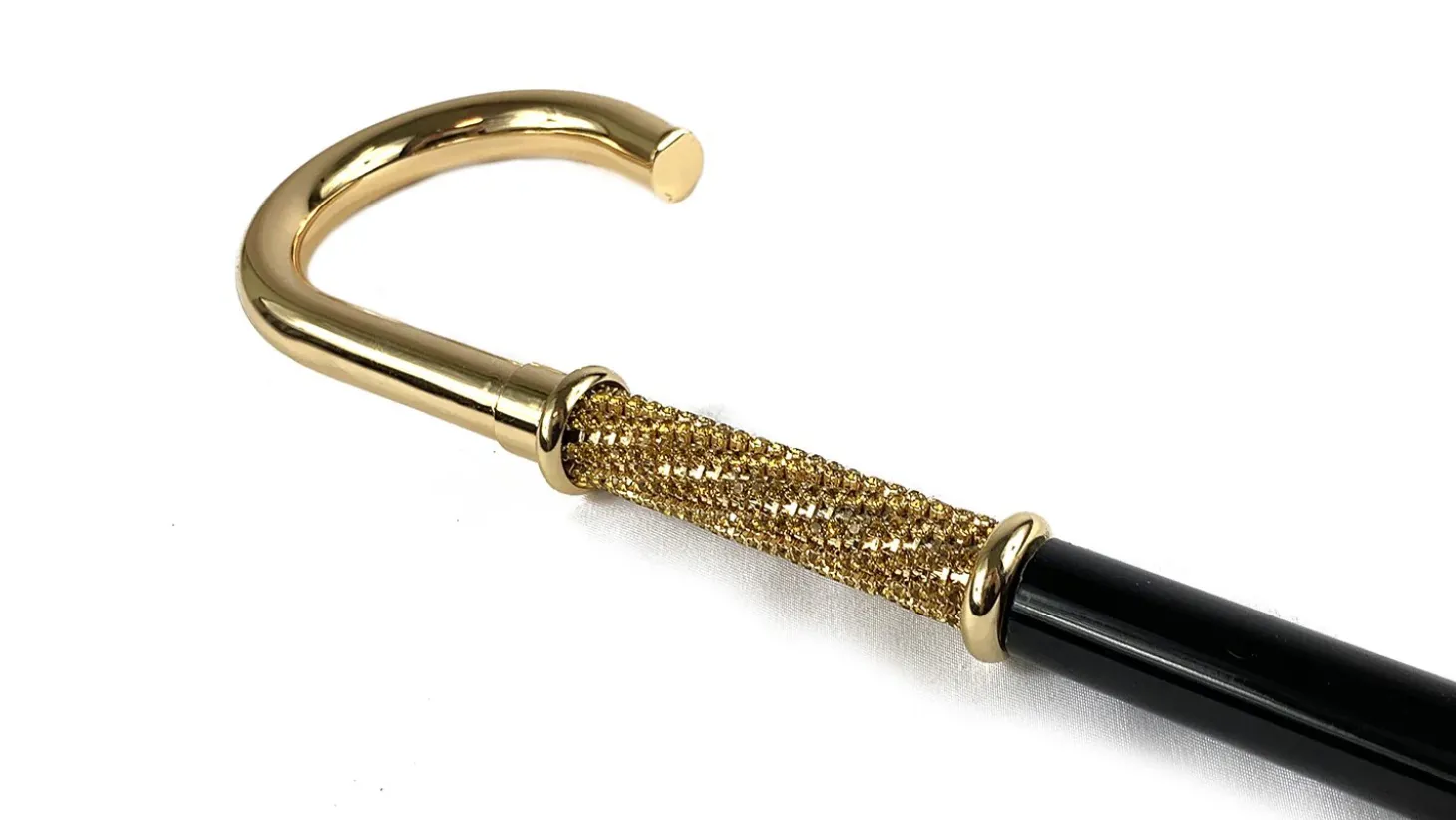 24K gold-plated with Topaz crystals