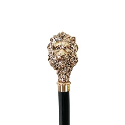 24K Lion Walking stick
