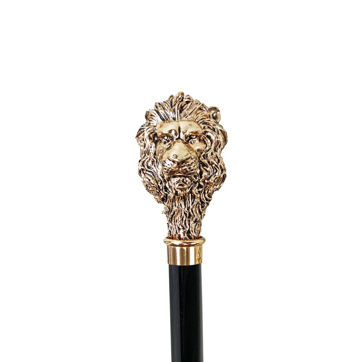 24K Lion Walking stick