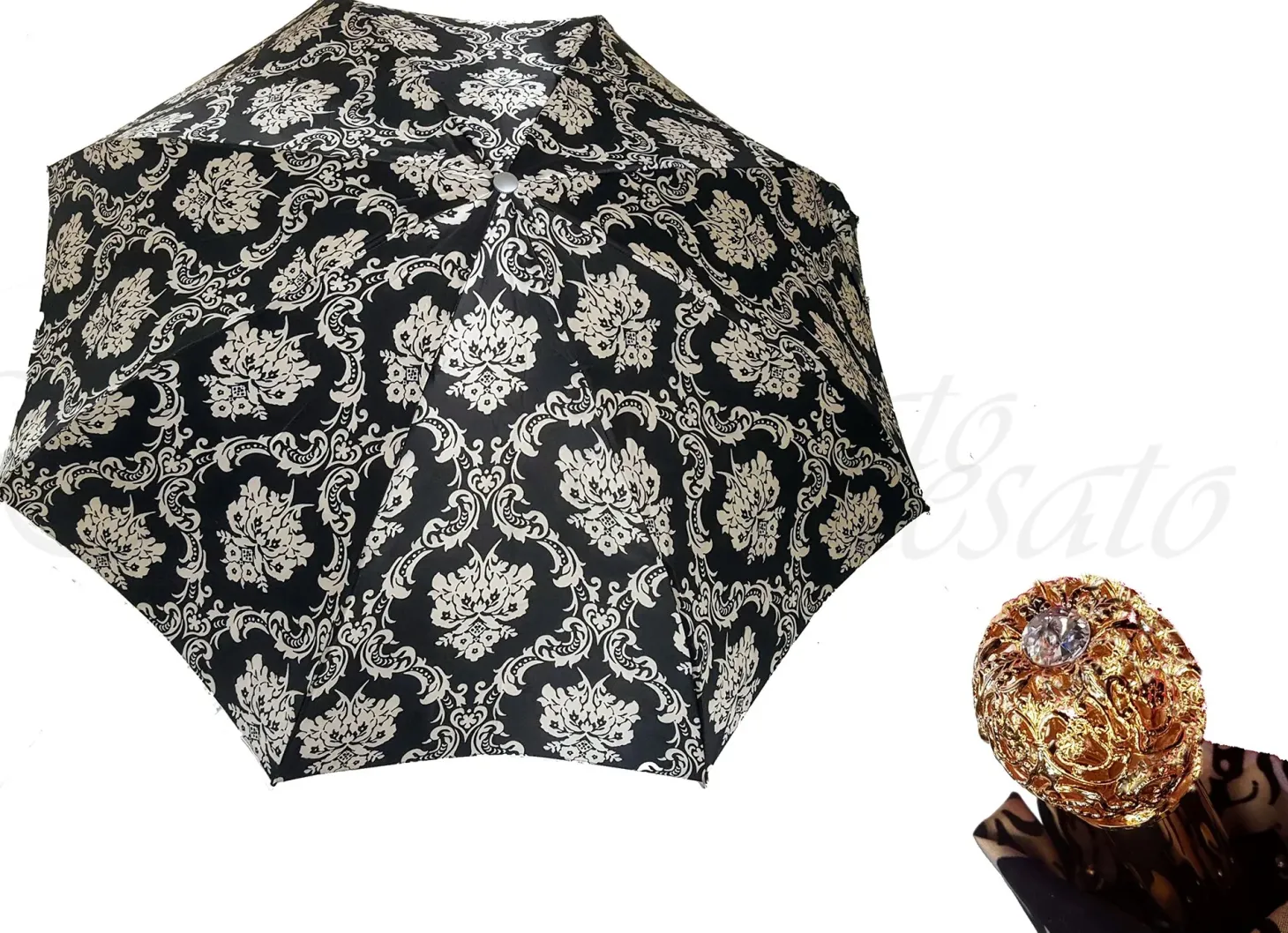 Lightweight Folding Umbrella Baroque Style
