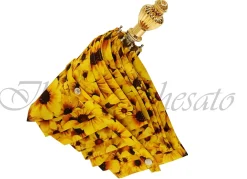 Lightweight Yellow Floral Umbrella