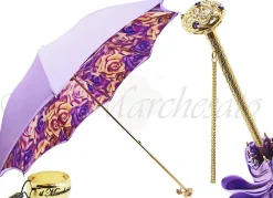 Lilac Flowers Umbrella, Double Cloth Fashionable Women's Umbrellas