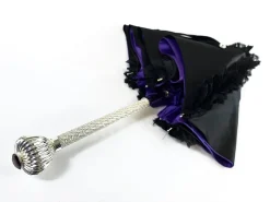 Limited collection - umbrella with Black lace - exclusive "ilMarchesat