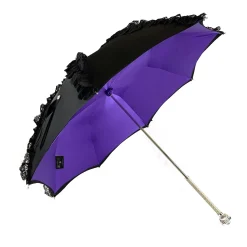 Limited collection - umbrella with Black lace - exclusive "ilMarchesat