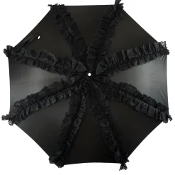 Limited collection - umbrella with Black lace - exclusive "ilMarchesat