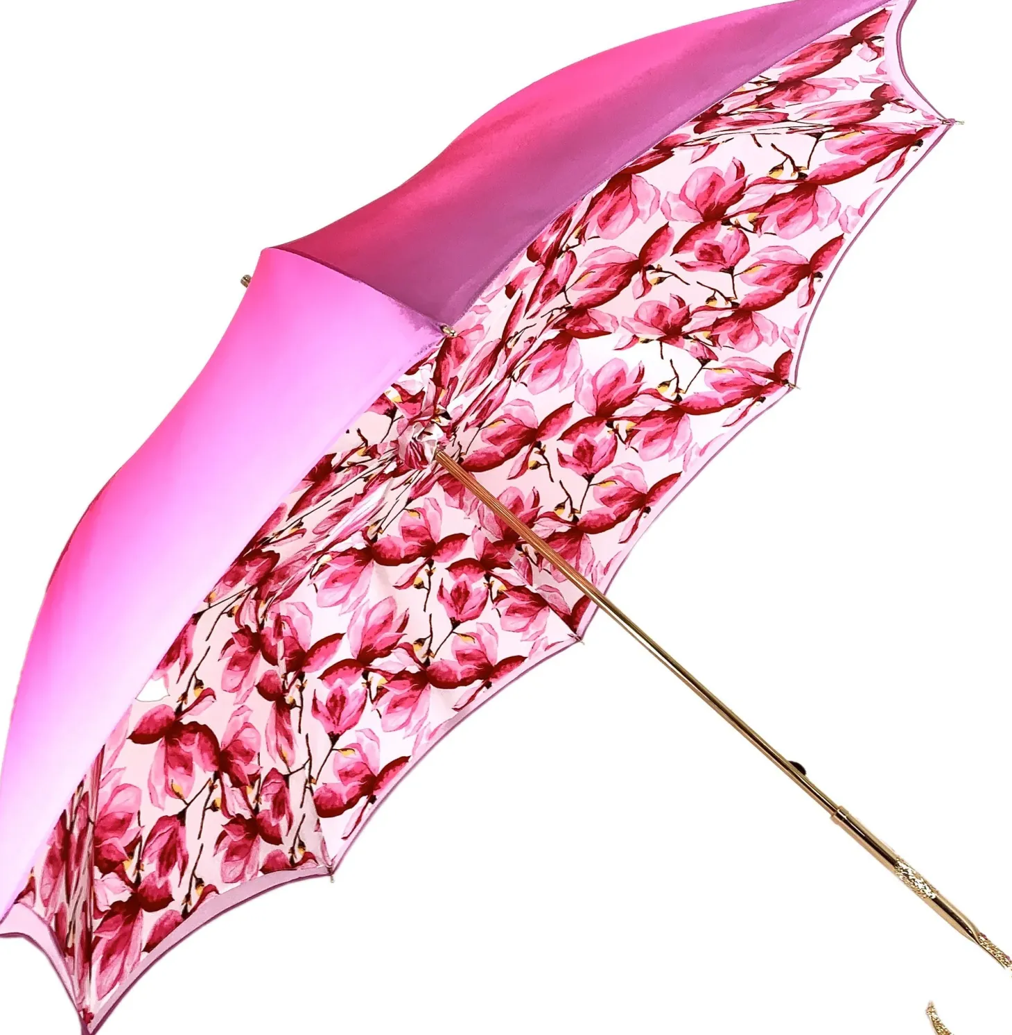 Lovely Shade Fuchsia/Pink Umbrella - Exclusive Flower Design