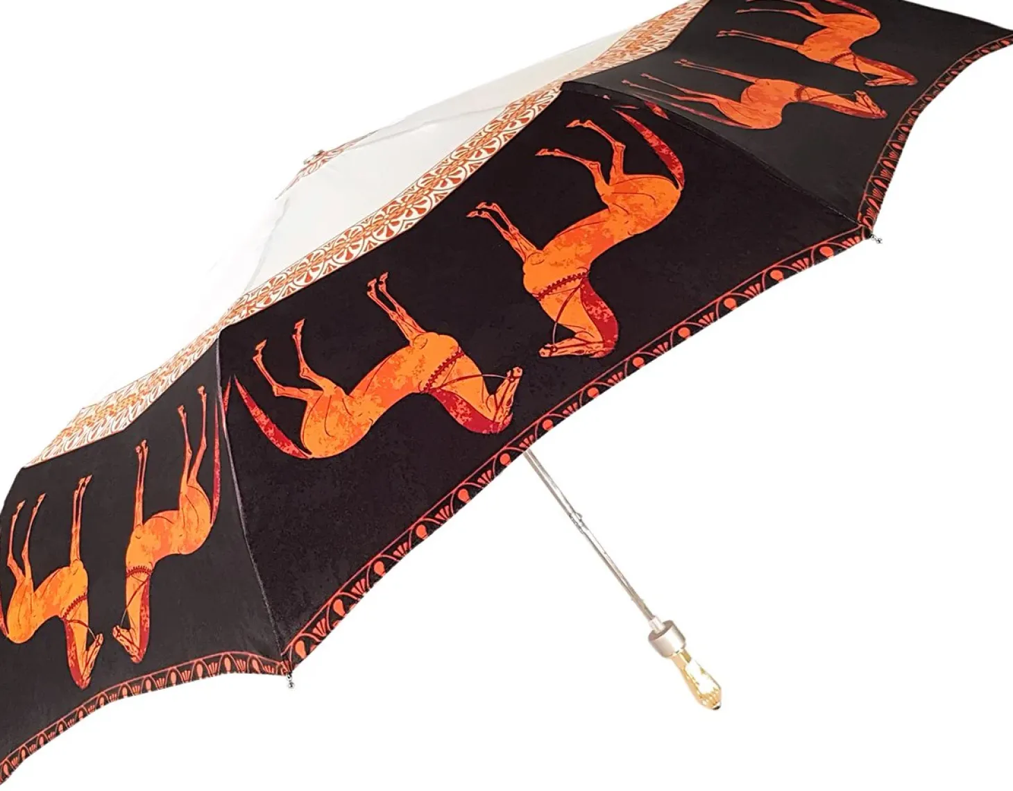 Lovely Woman's Folding Umbrella With New Horses Design