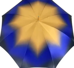 Luxurious Blue Umbrella, Double Cloth - Abstract Design