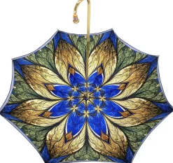 Luxurious Blue Umbrella, Double Cloth - Abstract Design