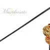 Luxurious Jeweled Walking Stick with Red Crystals