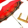 Luxurious Red Umbrella, Double Cloth - Abstract Design