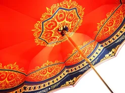 Luxurious Red Umbrella, Double Cloth - Abstract Design