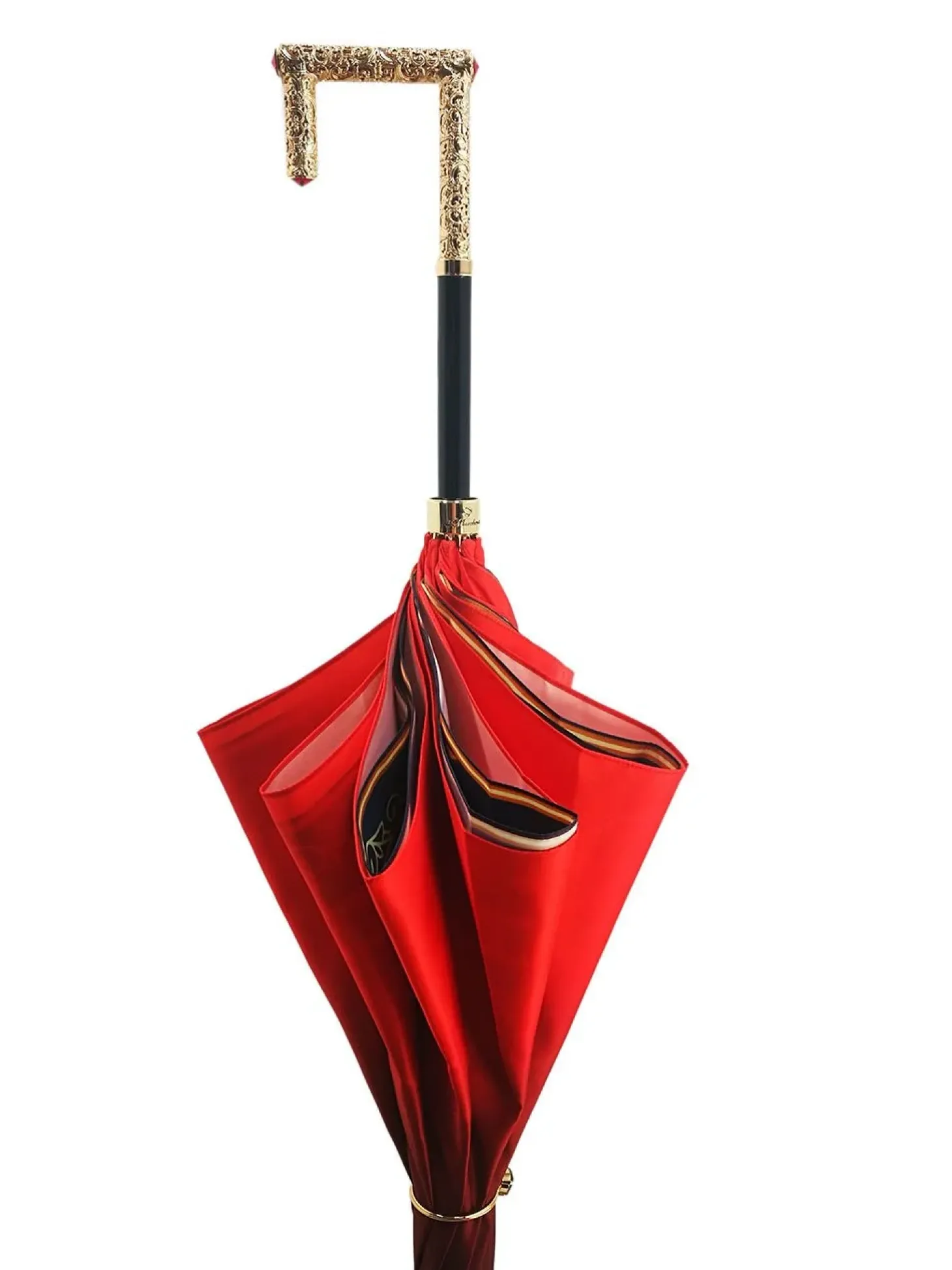 Luxurious Red Umbrella, Double Cloth - Abstract Design