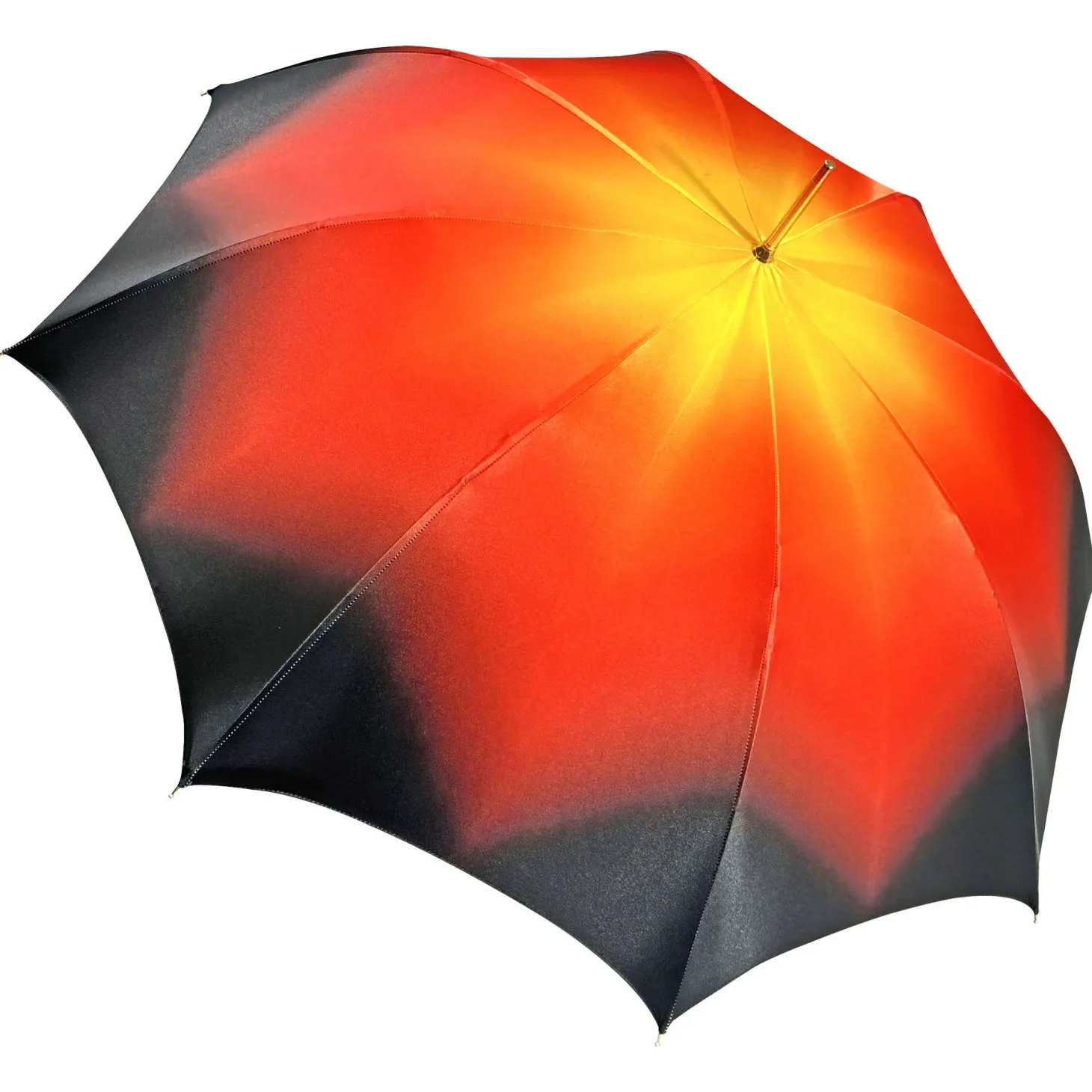 Luxurious Red Umbrella with big red crystals and bee handle