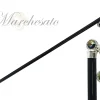 Luxurious Walking stick with multicolor crystals